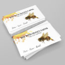 Search for bee business cards Watercolor