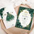 Search for emerald green butterfly Quinceañera