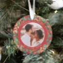 Search for red christmas tree decorations mr and mrs