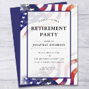 Search for flag invitations Red white and blue