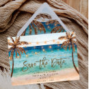 Search for beach wedding save the date postcards Modern