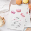 Search for macaron bridal shower invitations Macaroon