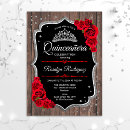Search for rustic quinceanera invitations Wood