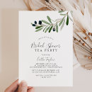 Search for olive branch bridal shower invitations Simple boho greenery
