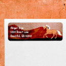 Search for wild horse return address labels Mustang