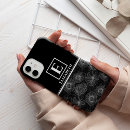 Search for black and white iphone cases Monogram initials