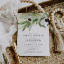 Search for olive branch bridal shower invitations Mediterranean