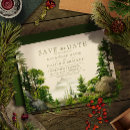 Search for mountain landscape save the dates Woodland