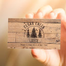Search for cabin business cards rustic