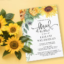 Search for sunflower bridal brunch invitations Brunch and bubbly