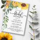 Search for sunflower bridal shower invitations Typography