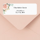 Search for gold return address labels blush pink