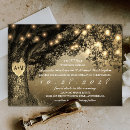 Search for vintage oak tree wedding invitations Rustic