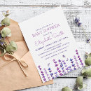 Search for lavender baby shower invitations Floral
