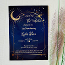 Search for starry night baby shower invitations Over the moon