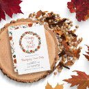 Search for wreath thanksgiving invitations Autumn