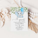 Search for little peanut on the way invitations Boy