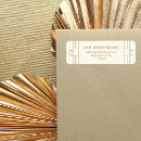 Search for 1920s wedding return address labels Vintage