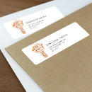 Search for brown animal return address labels Teddy