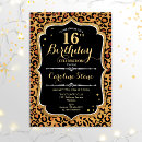 Search for leopard sweet 16 invitations 16th birthday