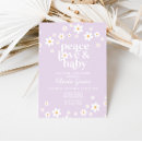 Search for lilac baby shower invitations Flowers