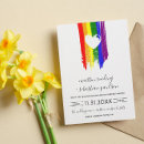 Search for pride wedding invitations Heart