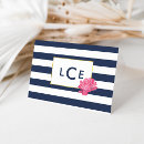 Search for pink stripes note cards Trendy
