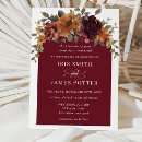 Search for burgundy and green wedding invitations Couple
