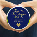 Search for blue gold wedding packaging thank you