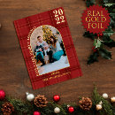 Search for red plaid christmas cards Festive
