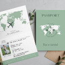 Search for map wedding invitations passport
