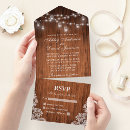 Search for wedding invitations rustic