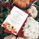 Search for pumpkins and sunflowers invitations Rustic