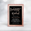 Search for gold glitter hens party invitations Black