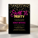 Search for hot pink sweet 16 invitations Sixteen