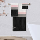 Search for pink stripes bath towels Simple