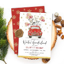 Search for festive retro invitations Winter
