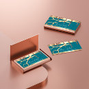 Search for teal and gold business cards Boss