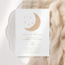 Search for pink moon baby shower invitations Minimal