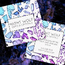 Search for crystal business cards Amethyst