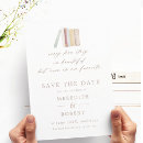 Search for save date love story invitations Calligraphy