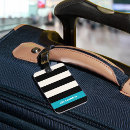 Search for black luggage tags Stripes