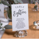 Search for guest names and table cards Simple
