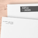 Search for wrap around wedding return address labels Minimalist