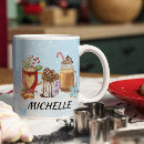 Search for hot chocolate cocoa mugs Watercolor