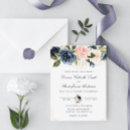 Search for winter flowers wedding invitations Watercolor