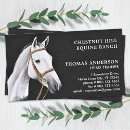 Search for equestrian business cards Watercolor