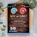 Search for boy doughnut party invitations Blue or pink