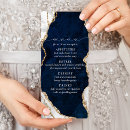 Search for navy blue gold white invitations Marble