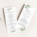 Search for 4x9 wedding programmes Order of service